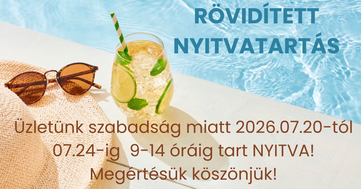 Rövidített nyitvatartás Rövidített nyitvatartás